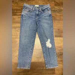 Madewell The Perfect Vintage/The Girl Jean Straight Leg W/Distressing Size 26P